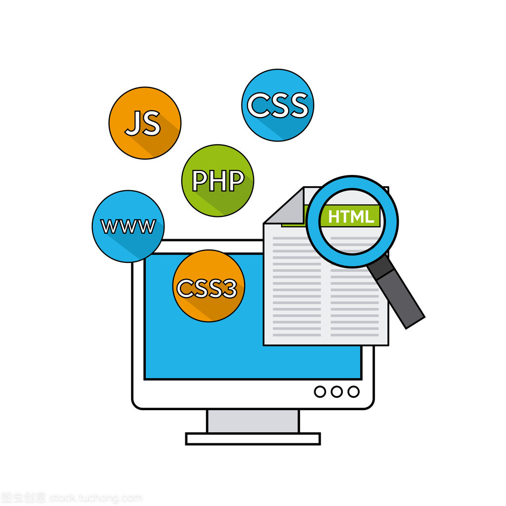 軟件編程語言圖標(biāo) 無聲的視覺語言與品牌標(biāo)識
